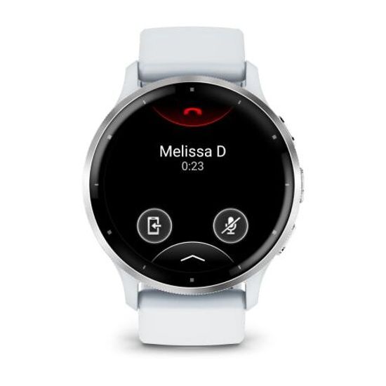 Умные часы Garmin Venu 3 белые с серебристым безелем