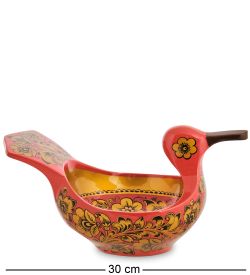 Народные промыслы ХЛ-023/2 Ковш-утка 150*150*300 (Хохлома)