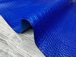 Crocco Bagon Real Blue (0,9-1,1 мм), цв. Синий, натуральная кожа