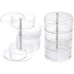 Органайзер для хранения «МАРЦИПАН», прозрачный, четыре отделения, 17.5*11.5 (упаковка коробка)