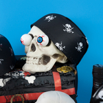 Шляпа, Пиратская бандана, Веселый Роджер, Черный, 54-56 разм.