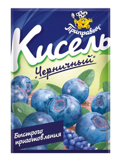 Кисель быстрого приготовления Приправыч Черника, 110 гр. 1 шт.