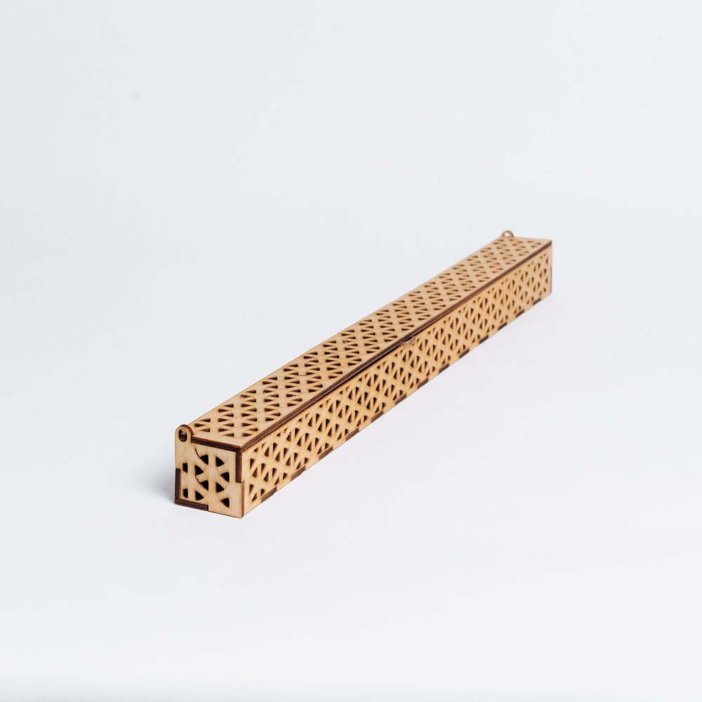 Деревянный  подарочный короб для указки 400 мм. PK11