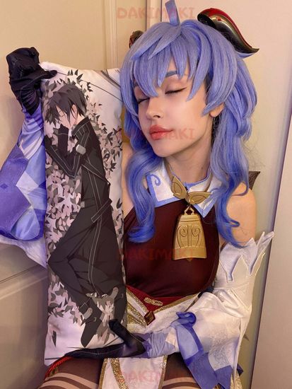 Мини дакимакура Кирито и Асуна Юки из Мастера меча онлайн арт. M0583, 60х20 см