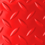 Рулонное резиновое покрытие "КОМФОРТ" - ЕЛОЧКА, ширина 1,5 м, красный, рулон 10м
