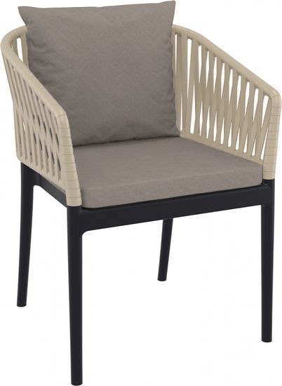 Кресло пластиковое с подушками Portofino