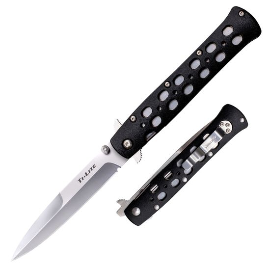 Складной нож Cold Steel 26SP Ti-Lite 4 Zy-Ex Handle c клинком из стали AUS-8A, рукоять Zytel