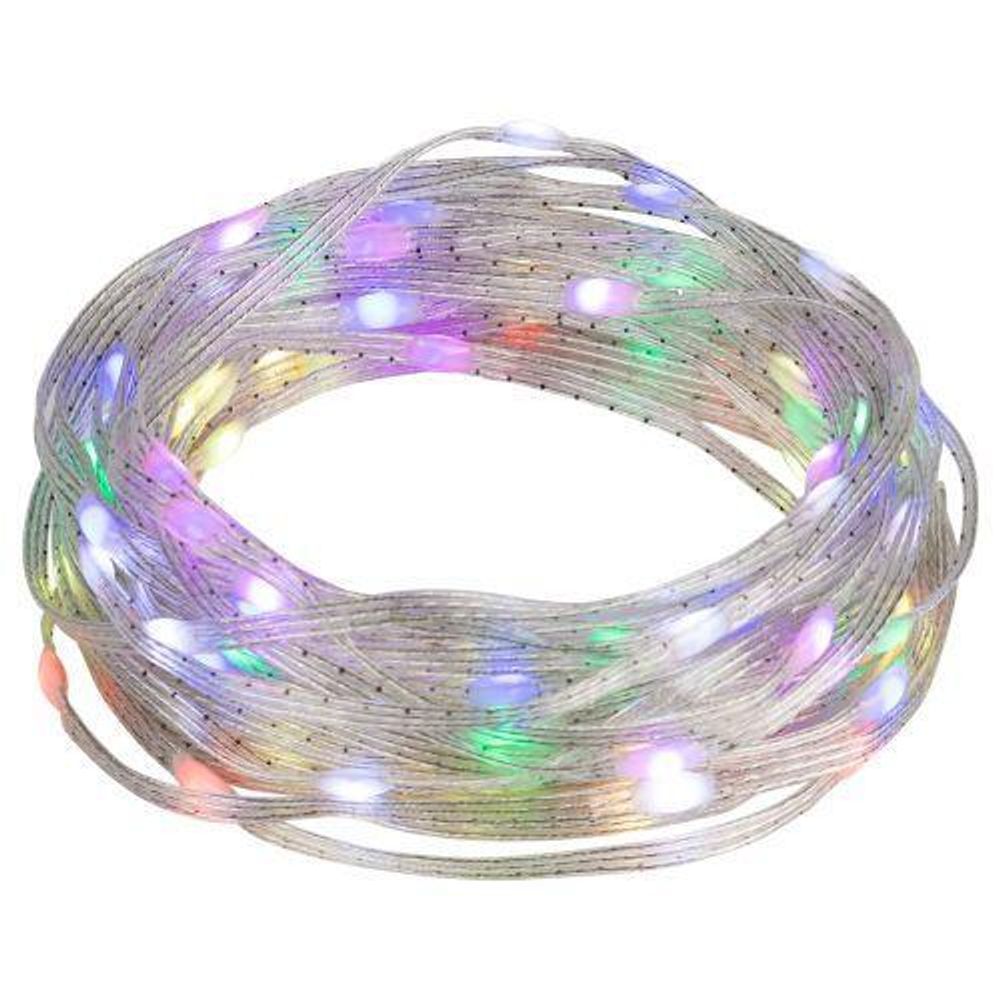 Гирлянда светодиодная "Нить" 10м RGB умная управление через мобильное приложение ERASG -01 Эра Б0060432