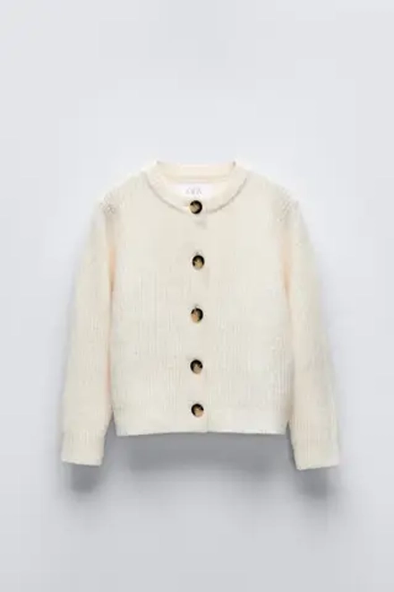 ZARA КАРДИГАН, ЭКРЮ