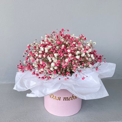 Цветочная композиция (в коробке 10*10 см)