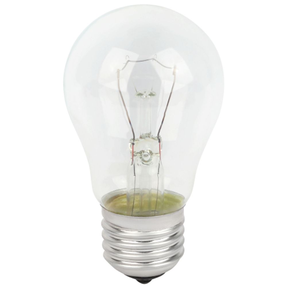 Лампа накаливания ЭРА Б 230-75-E27-Г 75Вт 230В груша прозрачная в гофре E27