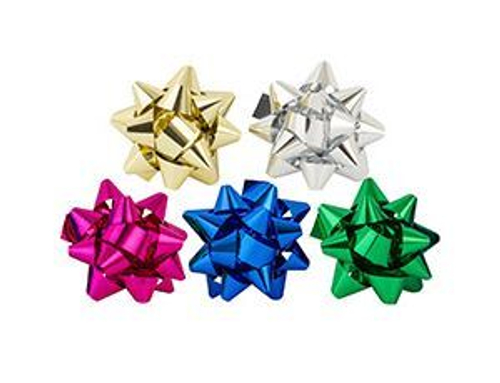 Бант Звезда 5см металл ассорти/G