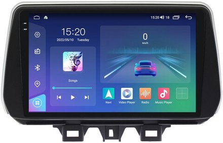 Магнитола для Hyundai Tucson 2018-2021 - Parafar PF547U2K Android 11, QLED+2K, ТОП процессор, 8Гб+128Гб, CarPlay, SIM-слот