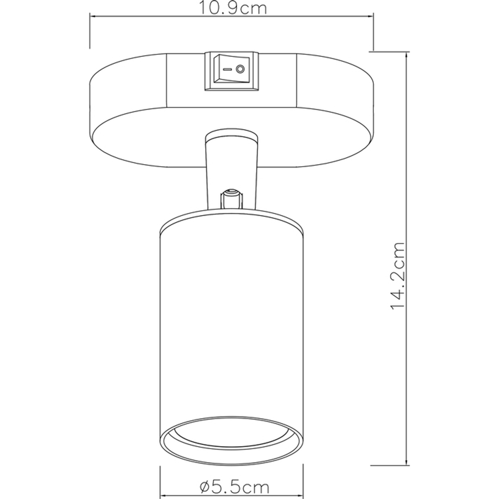 Спот Arte Lamp A3226AP-1WH