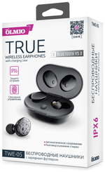 Наушники OLMIO TWE-05 True Wireless черный