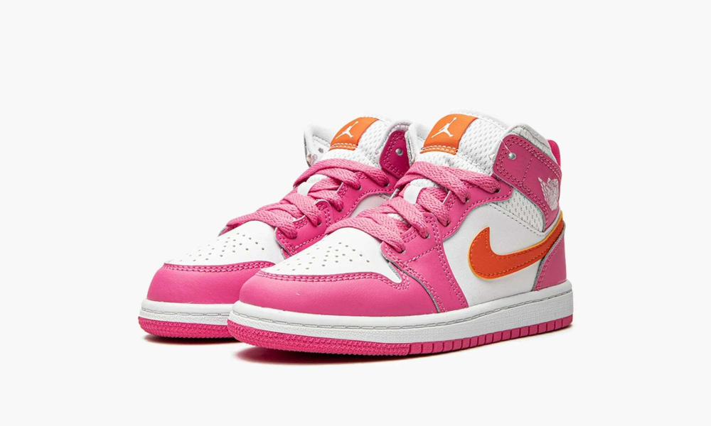 Air Jordan 1 Mid PS "Pinksicle Safety Orange"