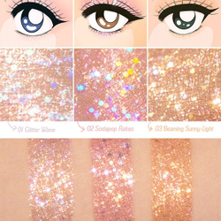 Жидкие тени-глиттер для век Peripera Sugar Twinkle Liquid Glitter #01 Glitter Wave, 1.9гр