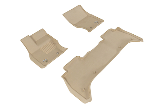 Коврики салона Sotra 3D Lux для Land Rover Range Rover (без консоли) 2013- бежевые. Артикул ST 74-00501