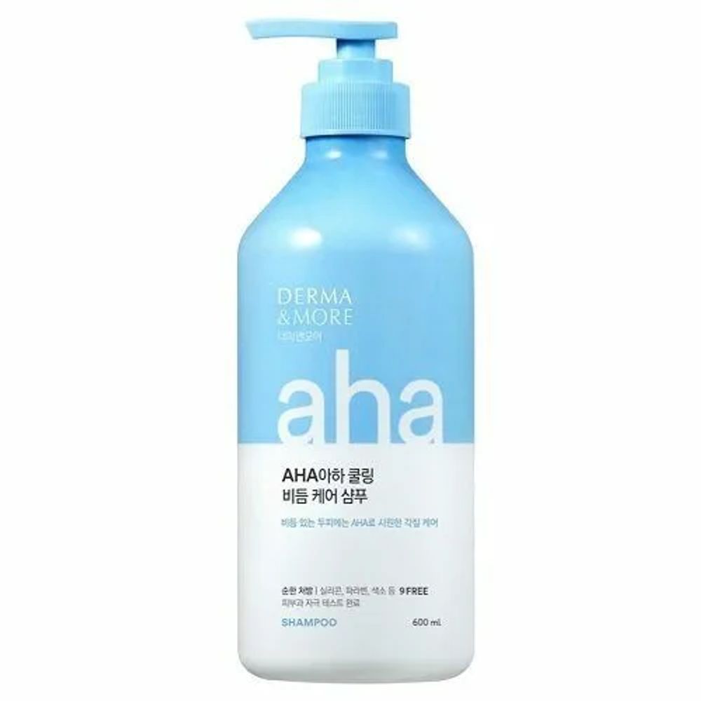 Шампунь Kerasys Derma and More AHA-Cooling Scalp Care успокаивающий охлаждающий Shampoo 600 мл