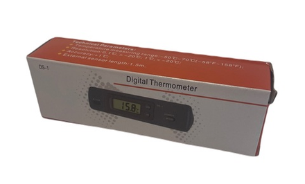 Часы электронный + термометр DS-1