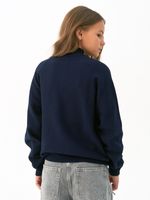 Кардиган для девочки AT1118 синий-белый