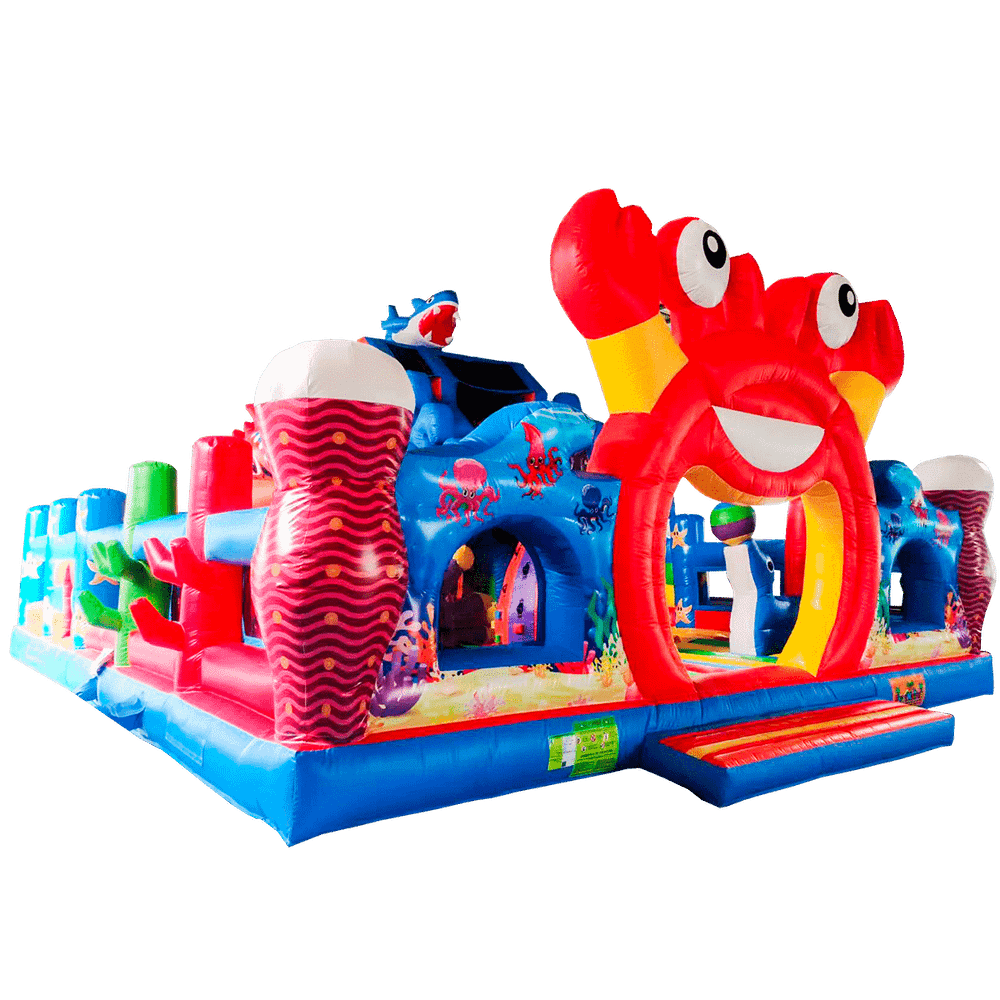 Коммерческий надувной батут «Крабиссимо» 11*9*7 м