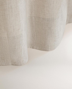 ZARA HOME ШТОРА С ТЕКСТУРОЙ, СЕРЫЙ
