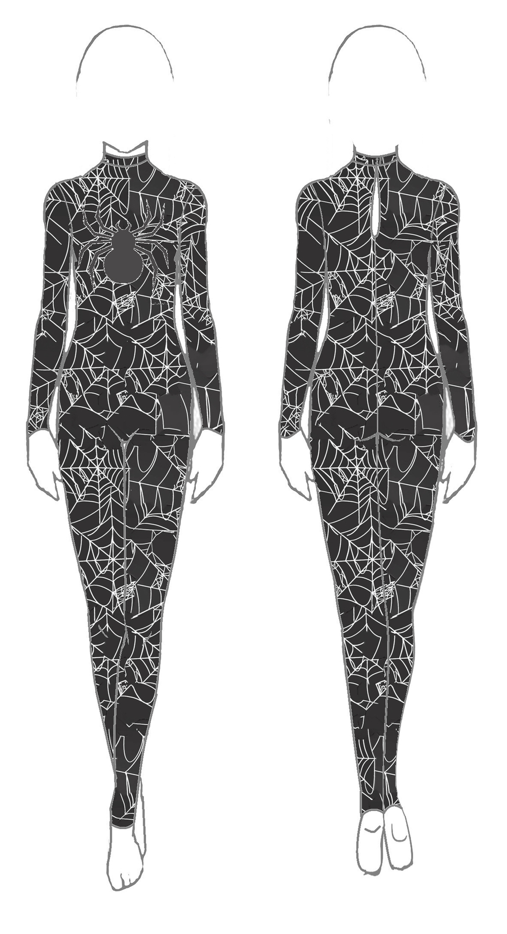 Jumpsuit "Spider in the web"