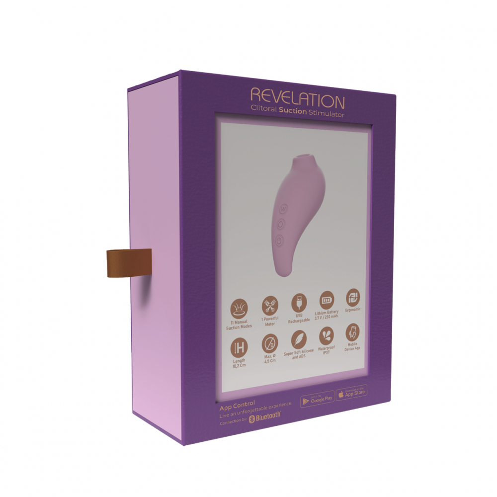 Adrien Lastic - Вакуумный стимулятор Revelation Pink + APP