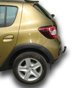 Фаркоп(прицепное) Лидер-Плюс для RENAULT LOGAN 2005- , SANDERO 2014- (паспорт и сертификат в комплекте)(без электрики)R114-A