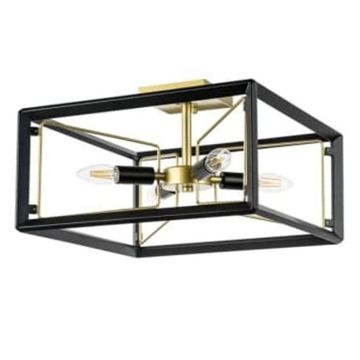 Люстра потолочная 713347 черный матовый/золото Regolo Lightstar