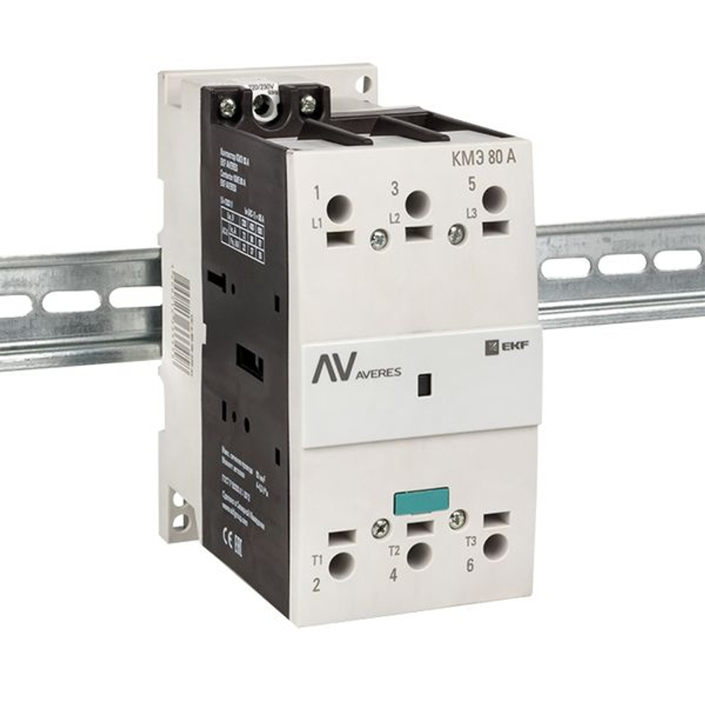 Контактор КМЭ 80А 400В АС EKF AVERES