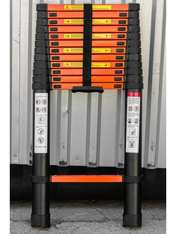 Лестница телескопическая алюм. бытовая 5.0м (13 ступ.) ISMA ISMA-UP500