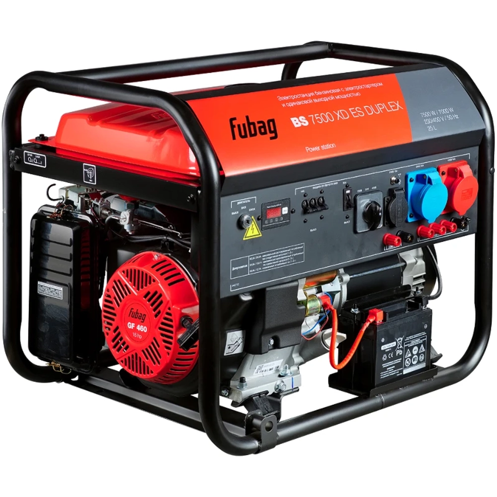 FUBAG BS 7500 XD ES Duplex бензиновый генератор 46712