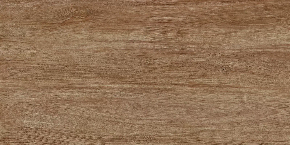 Настенная плитка Alma Ceramica TWU2550BOH40 Boho 24.9x50 коричневая глянцевая / рельефная под дерево