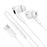Проводные наушники Borofone для Type-C BM100 Pro (white)