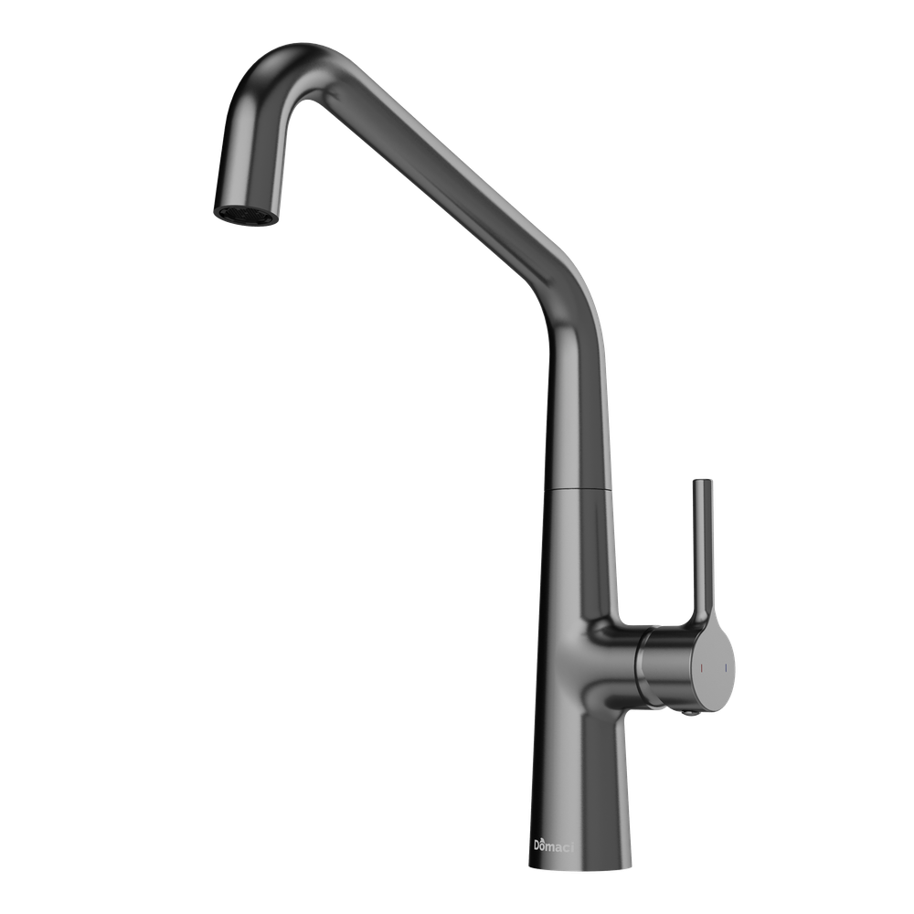 Смеситель для кухни Domaci Римини D569112GB вороненая сталь