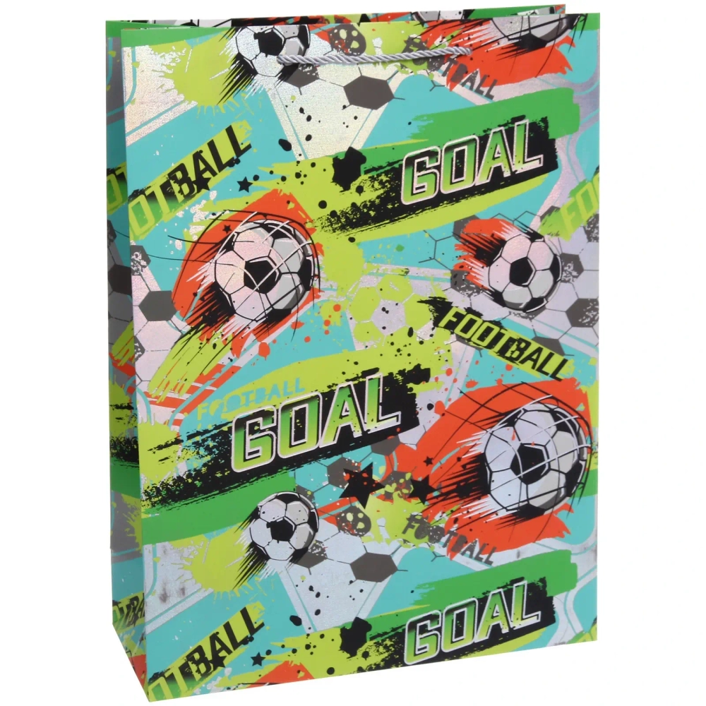 Пакет подарочный «GOAL» 31*42*12 см