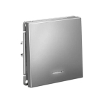 ARTGALLERY 1-клавишный ВЫКЛЮЧАТЕЛЬ с подсветкой, 10АХ, механизм, быстрозажим. клем., СТАЛЬ