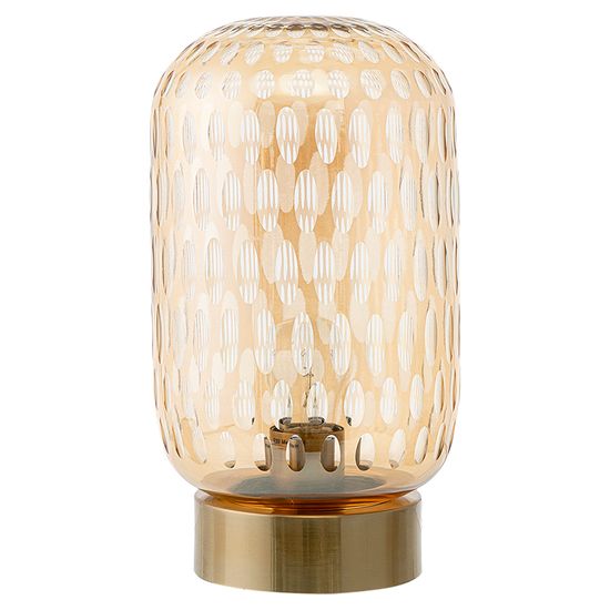 Светильник настольный mystic aura, D19х32 см, янтарно-золотой