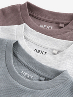 Лонгслив для мальчика Next 683-144, 3 шт., Серый, Коричневый
