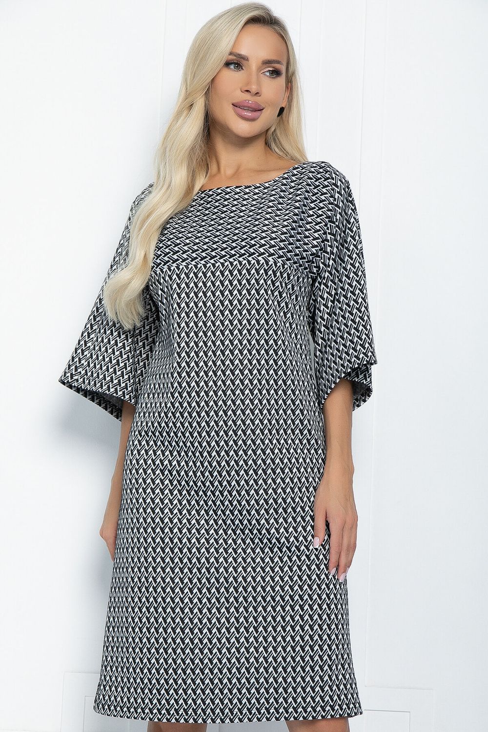 Платье Елена (черно-белое) П11307 LT Collection