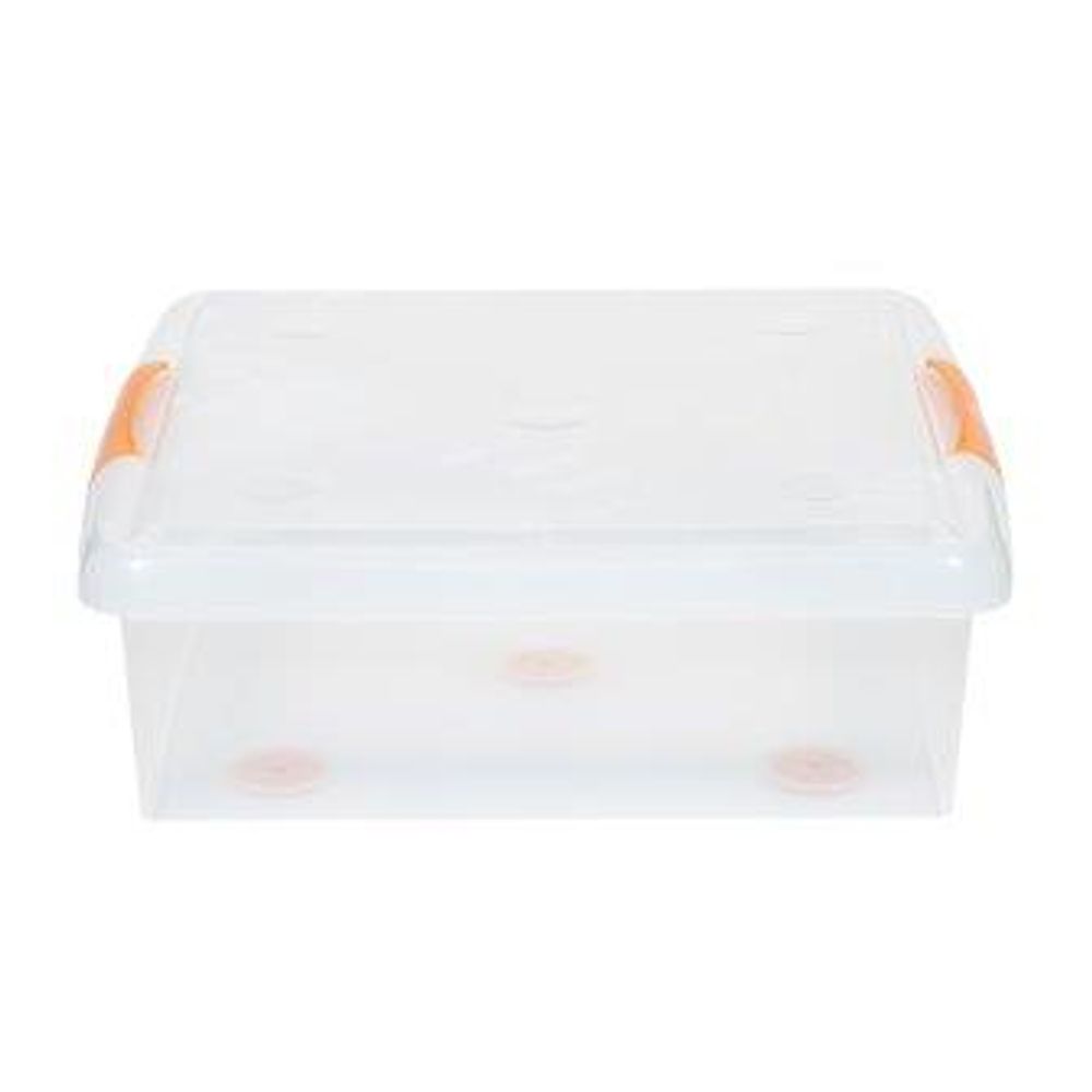 IRIS Короб для хранения THIN BOX UG-475 прозрачный/оранжевый / 6