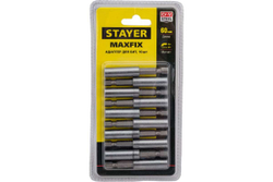 Адаптер для бит комбинированный магнитный, 60 мм, 10 шт. STAYER MASTER 2670-60-10
