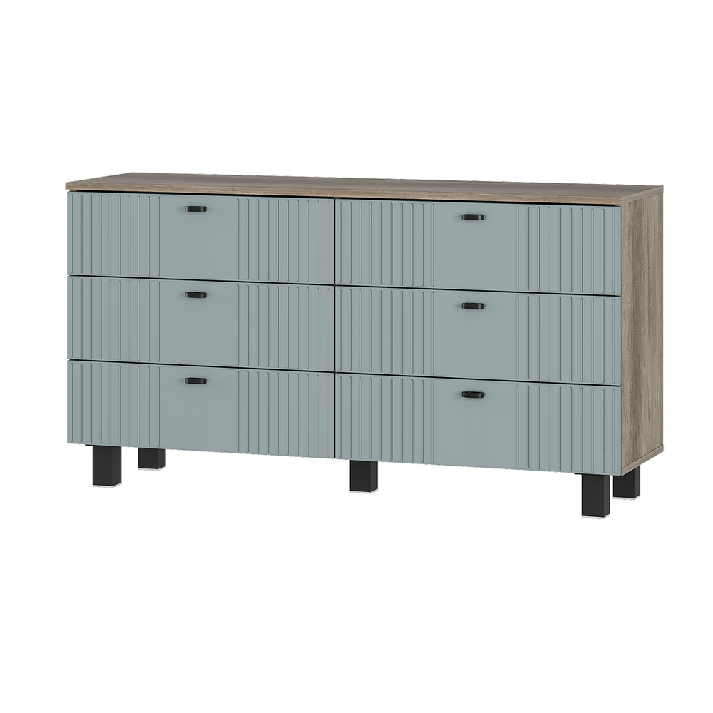 Комод Олива КМ-04 дуб каньон/MF11 шарли бриз