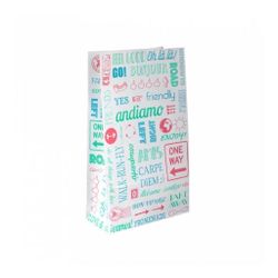 Пакет для покупок без ручек   20+9*34,5 см, крафт-бумага, Garcia de PouИспания