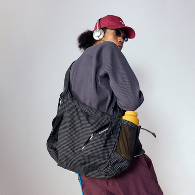 Сумка Nothomme Monterest Outdoor Drawstring Adjustable Ruffled Plaid Crossbody Hobo Bag