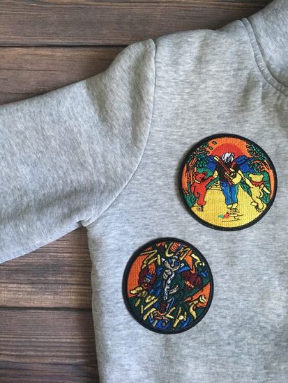 Нашивка термоаппликация на одежду и на рюкзак. Тотем