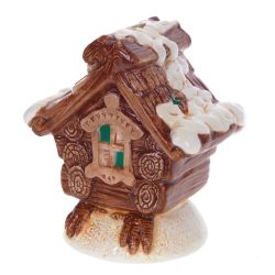 GAEM Фигурка декоративная "Избушка" с подсветкой (3xAAA), L15 W11 H17 см