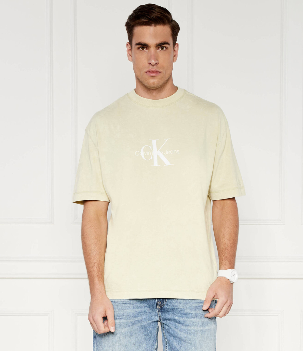 Футболка ARCHIVAL MONOLOGO CALVIN KLEIN JEANS - желтый(J30J325427)